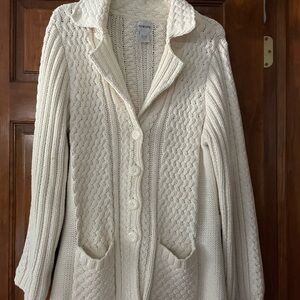 Chicos sweater jacket.